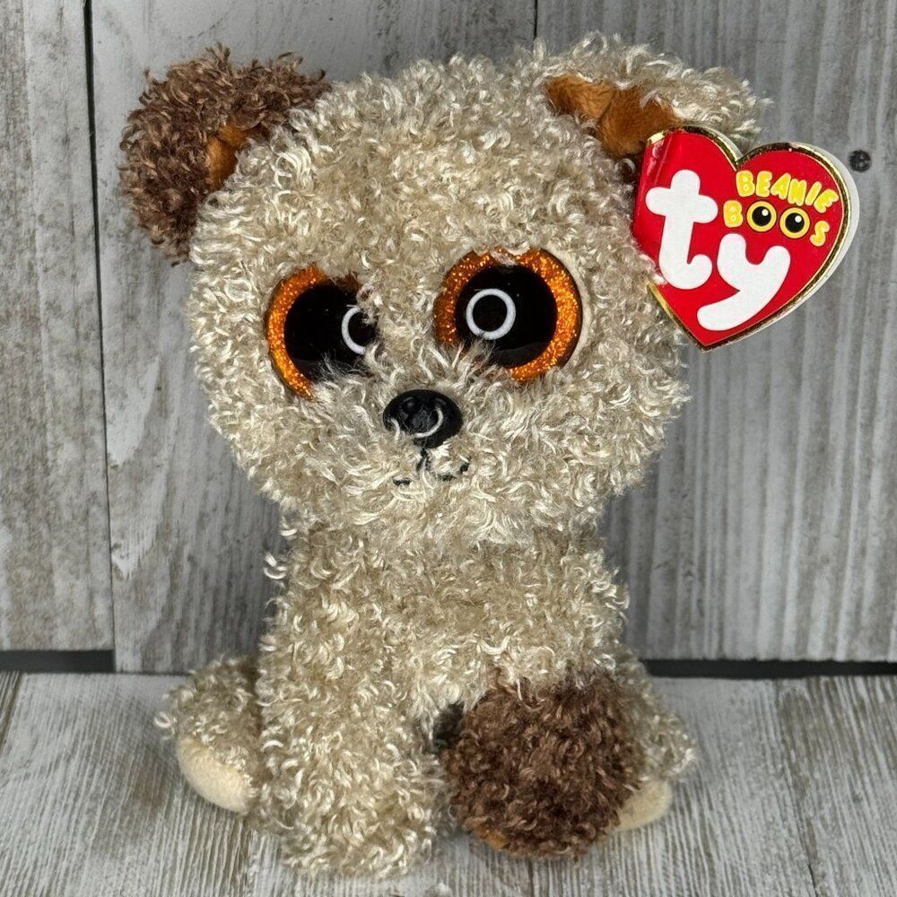Ty Beanie Boos Collection ROOTBEER the Dog Plush Retired - Picture 1 of 4